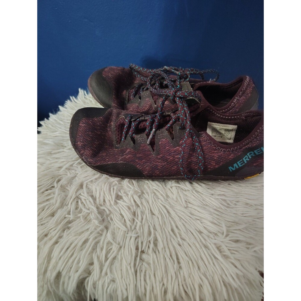 Merrell Vapor Glove  Shoes Women 8.5 Trail Running Barefoot Burgundy Hiking - Picture 3 of 9